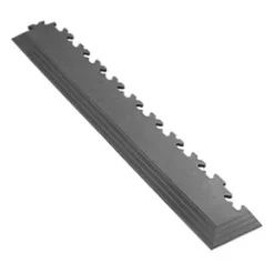 Garage Floor Tile Company X Joint Interlocking Corner Edge Ramp Graphite 587 x 90mm 2 Pack