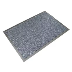 COBA Europe Vyna-Plush Entrance Mat Black / Blue 1.8 x 1.2m