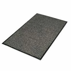 COBA Europe Vyna-Plush Entrance Mat Black / Steel 1500 x 900mm