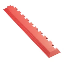 Garage Floor Tile Company X Joint Interlocking Corner Edge Ramp Red 587 x 90mm 2 Pack