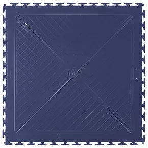 Ecotile E500/7 Interlocking Floor Tile Blue 500 x 500mm 4 Pack 2 Ecotile E500/7 Interlocking Floor Tile Blue 500 x 500mm 4 Pack - Image 2