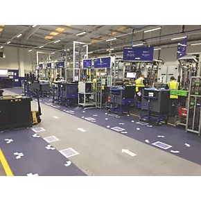 Ecotile E500/7 Interlocking Floor Tile Blue 500 x 500mm 4 Pack 5 Ecotile E500/7 Interlocking Floor Tile Blue 500 x 500mm 4 Pack - Image 5