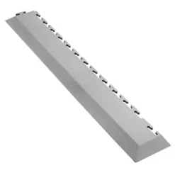 Ecotile E500/7 Interlocking Corner Edge Ramp Light Grey 590 x 90mm 2 Pack