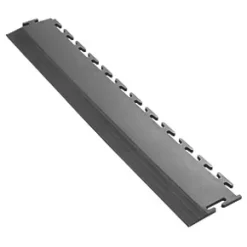 Ecotile E500/7 Interlocking Edge Ramp Graphite 590 x 90mm 2 Pack
