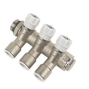 JG Speedfit 3 Port Modular Manifold Silver 1 JG Speedfit 3 Port Modular Manifold Silver