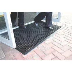 COBA Europe Safety Work Floor Mat Black 1500 x 900mm -Cheap Underfloor Heating Store 50974 A2