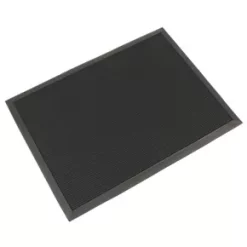 COBA Europe Fingertip Entrance Mat Black 1.8 x 0.9m