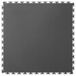Ecotile E500/7 Interlocking Floor Tile Graphite 500 x 500mm 4 Pack