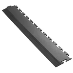 Ecotile E500/7 Interlocking Edge Ramp Black 500 x 90mm 2 Pack