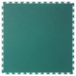 Ecotile E500/7 Interlocking Floor Tile Green 500 x 500mm 4 Pack