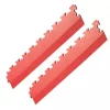 Garage Floor Tile Company X Joint Interlocking Edge Ramp Red 497 x 90mm 2 Pack