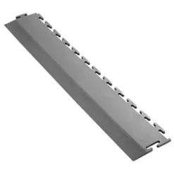 Ecotile E500/7 Interlocking Edge Ramp Dark Grey 500 x 90mm 2 Pack