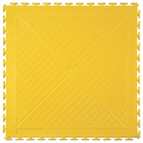 Ecotile E500/7 Interlocking Floor Tile Yellow 500 x 500mm 4 Pack 2 Ecotile E500/7 Interlocking Floor Tile Yellow 500 x 500mm 4 Pack - Image 2