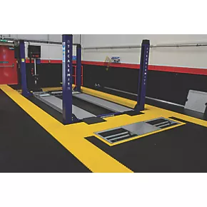 Ecotile E500/7 Interlocking Floor Tile Yellow 500 x 500mm 4 Pack 5 Ecotile E500/7 Interlocking Floor Tile Yellow 500 x 500mm 4 Pack - Image 5