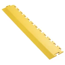 Ecotile E500/7 Interlocking Edge Ramp Yellow 500 x 90mm 2 Pack