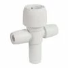 Hep2O Plastic Push-Fit Reducing 2 Port Closed Spigot Manifold 22 x 10mm