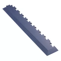 Garage Floor Tile Company X Joint Interlocking Corner Edge Ramp Blue 587 x 90mm 2 Pack